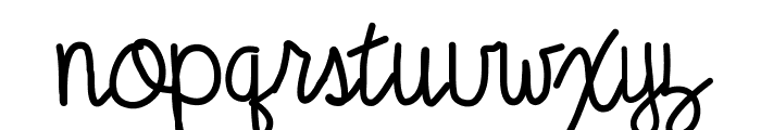 AniBeatriceCursive Font LOWERCASE