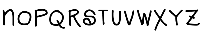 AniLindley Font LOWERCASE