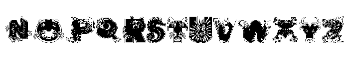 Animal Alphabet II Font LOWERCASE