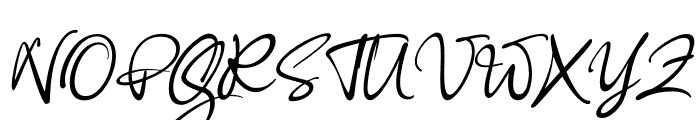 Anisha Italic Font UPPERCASE