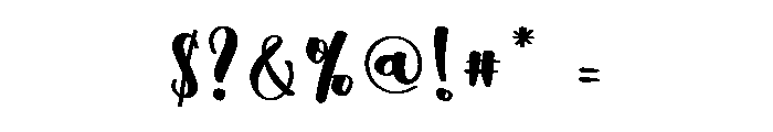 Anitha Font OTHER CHARS