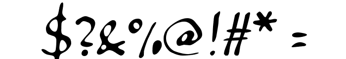 Anke Calligraphic FG Font OTHER CHARS