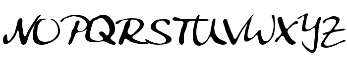 Anke Calligraphic FG Font UPPERCASE