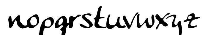 Anke Calligraphic FG Font LOWERCASE