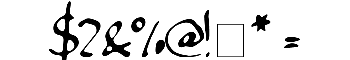 AnkeCalligraph Font OTHER CHARS
