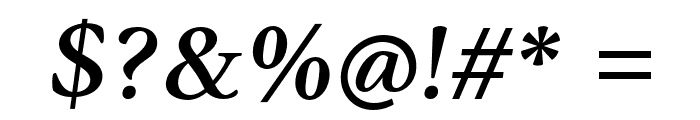AnkoPersonalUse-MediumItalic Font OTHER CHARS