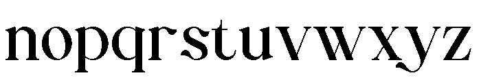 Anlira Font LOWERCASE