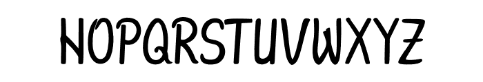 AnnaBeeRegular Font UPPERCASE