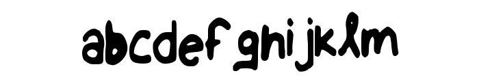AnnaHand Font LOWERCASE