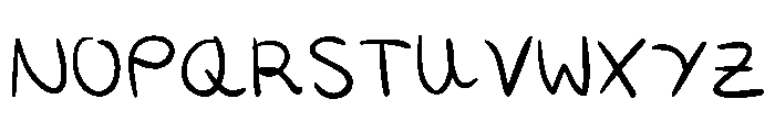 Annies Regular Font UPPERCASE