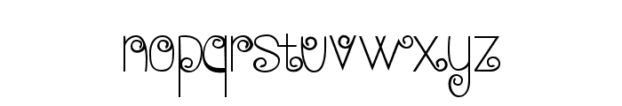 Anohana Typeface Font LOWERCASE