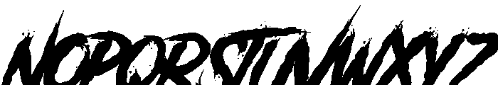 Another Danger Slanted(RUS BY L Font UPPERCASE
