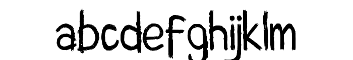 AnotherScream Font LOWERCASE
