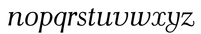 AntPoltLt-Italic Font LOWERCASE