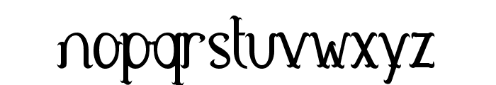Antelope Font LOWERCASE