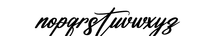 Anthony Hunter Italic Font LOWERCASE