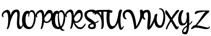 Anthurium Font UPPERCASE