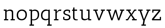 Antic Slab Regular Font LOWERCASE