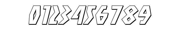Antikythera 3D Italic Font OTHER CHARS