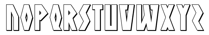 Antikythera 3D Regular Font UPPERCASE