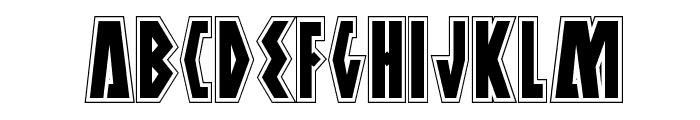 Antikythera Academy Regular Font UPPERCASE