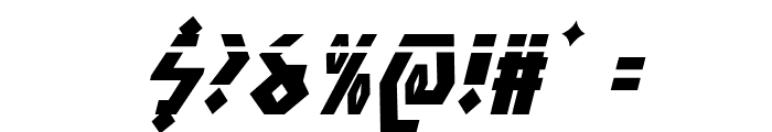 Antikythera Laser Italic Font OTHER CHARS