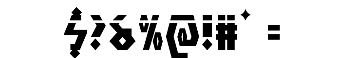 Antikythera Laser Regular Font OTHER CHARS
