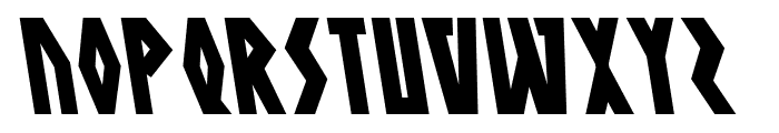 Antikythera Leftalic Font UPPERCASE