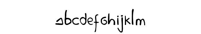 Antipirina Handscript Font LOWERCASE