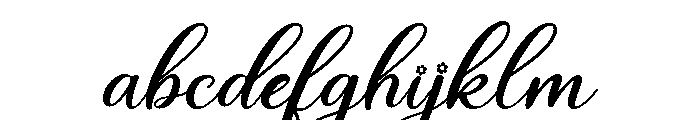 Antique Blossom Monogram Demo Font LOWERCASE