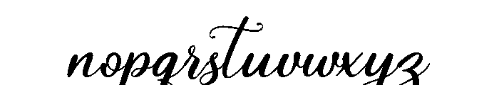 Antique Blossom Monogram Demo Font LOWERCASE
