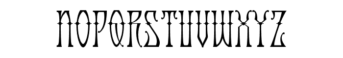 AntiqueAndroid-Regular Font LOWERCASE