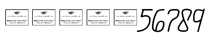 Antonella Free Regular Font OTHER CHARS