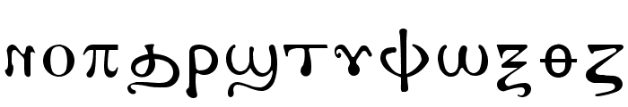Antonious Normal Font LOWERCASE