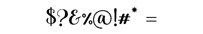 Anttoni Script Font OTHER CHARS