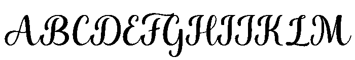 Anttoni Script Font UPPERCASE
