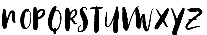 AntumsBrush Font UPPERCASE