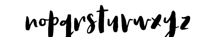 AntumsBrush Font LOWERCASE