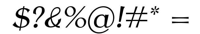 AntykwaTorunska-Italic Font OTHER CHARS