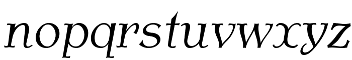 AntykwaTorunskaLight-Italic Font LOWERCASE