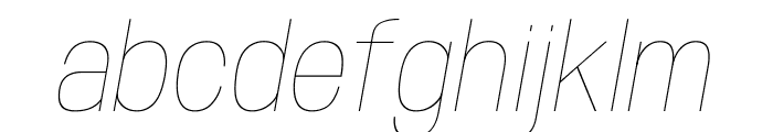 Anybody Thin Italic FONT