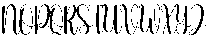 Anymore Font UPPERCASE
