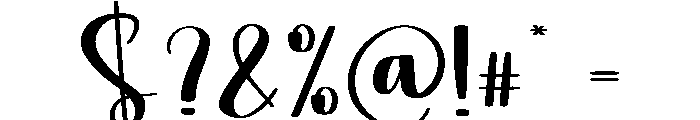 Anythink Font OTHER CHARS
