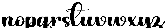 Anythink Font LOWERCASE