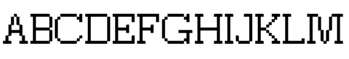 anewserifintownF Font UPPERCASE