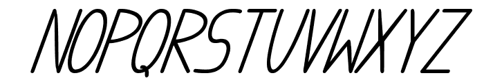 anome ibul bold cursive Font UPPERCASE