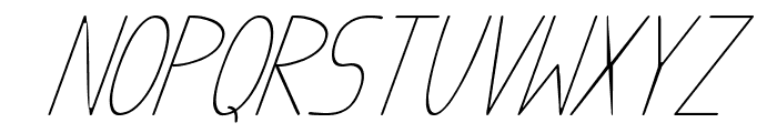 anome ibul cursive Font UPPERCASE