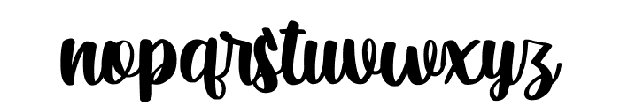 anthusia Font LOWERCASE
