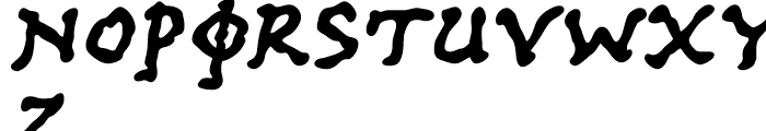 Ancient Astronaut Bold Font LOWERCASE