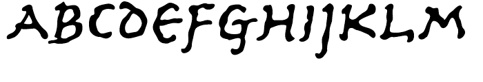 Ancient Astronaut Regular Font LOWERCASE